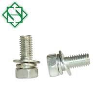 Shantou hongsheng Phillips Hex Head M5 x 12mm SEMS Flat/Split Washer Bolt