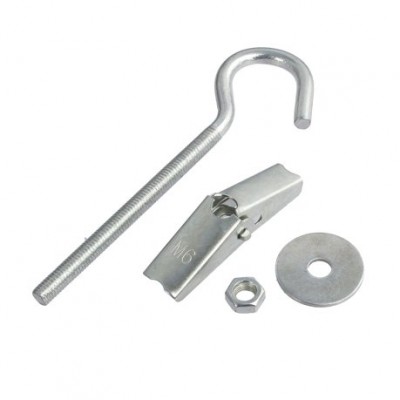 toggle anchor with hook screw